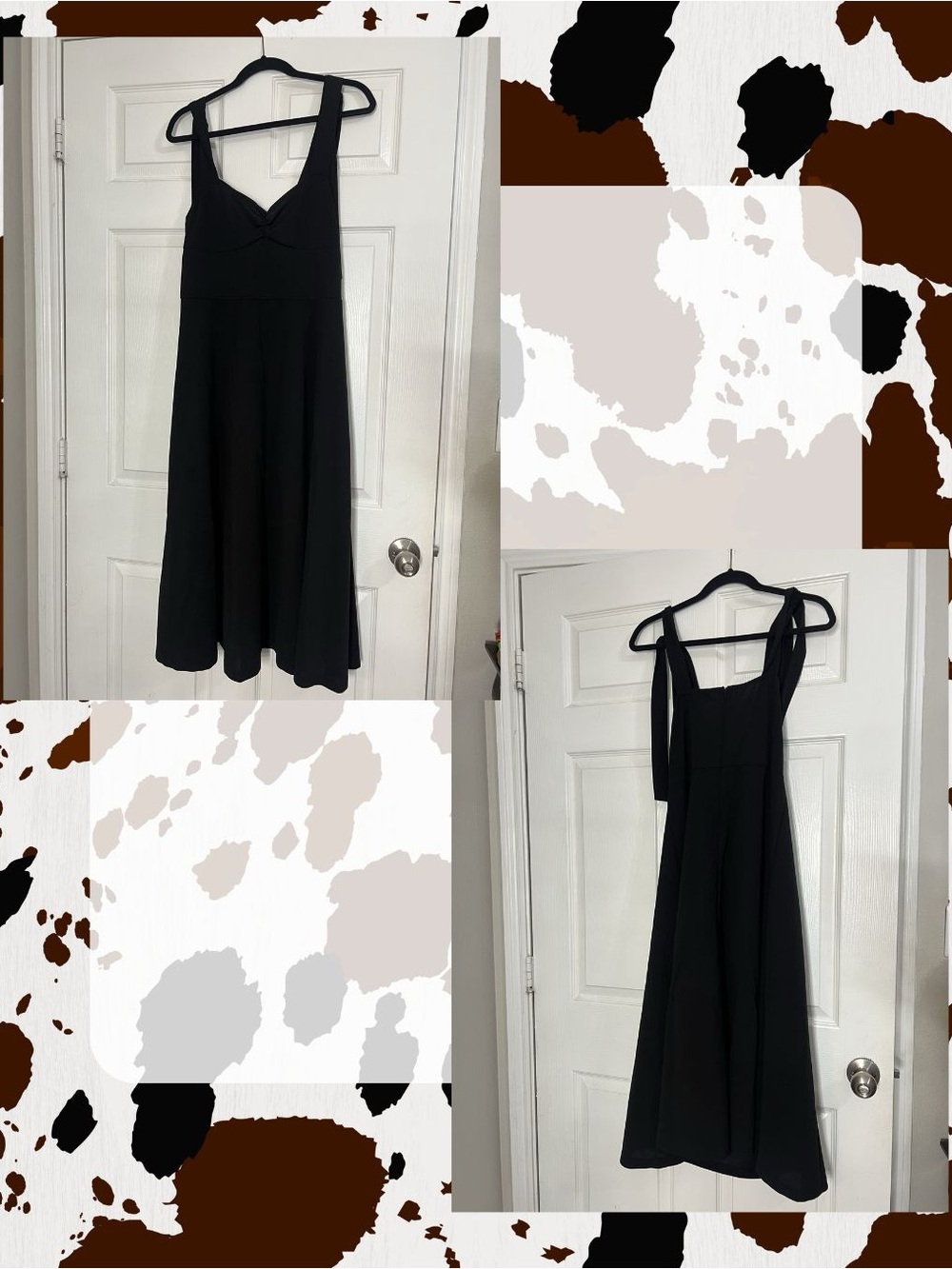 Long Formal Black A-Line Dress